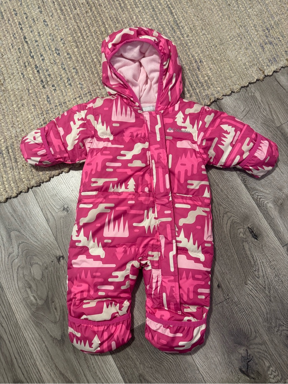 Columbia Pink Camouflage Infant Jacket